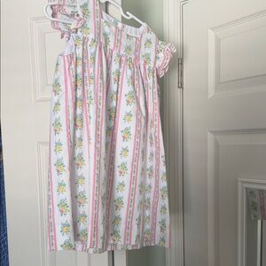 The Beaufort Bonnet Company Floral Striped Kids Pajamas